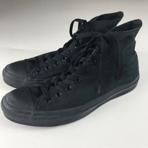 Men's Converse all black high top